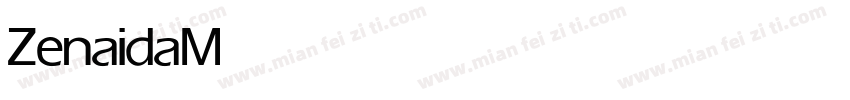 Zenaida Medium字体转换